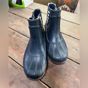 Sperry Duck Boot Ankle Rain Booties Women's Sz 6 Blue
